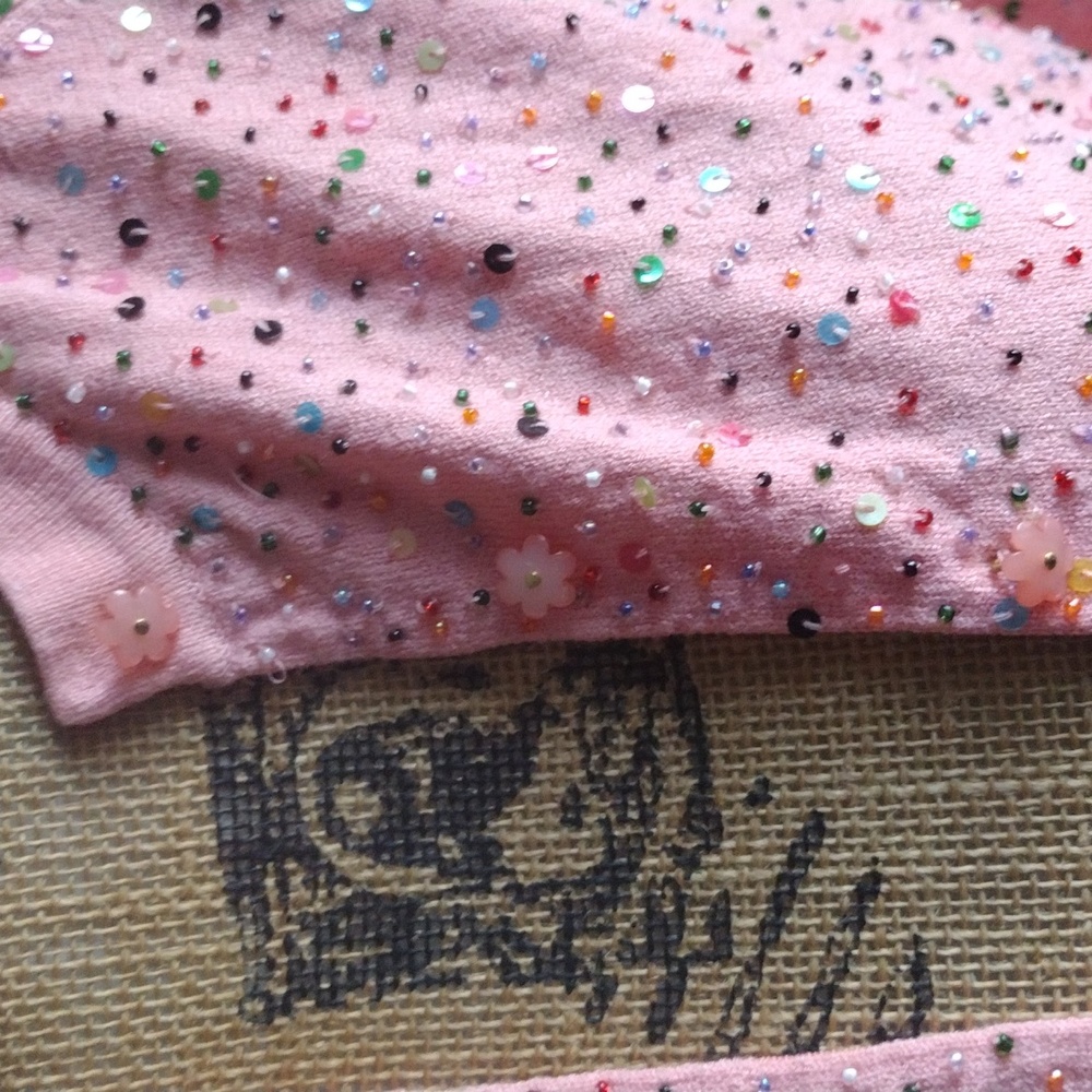 Cynthia Steffen Beaded and Sequined 3/4 Cardigan - Picture 3 of 6